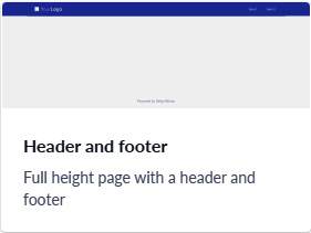 Figure 7.12 – The header and footer template