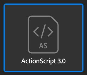 Figure 2.5 – The ActionScript 3.0 document type