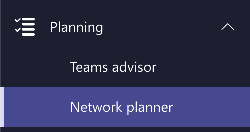 Figure 1.2 – Network planner
