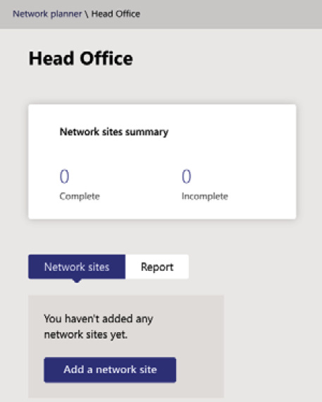 Figure 1.11 – Add a network site
