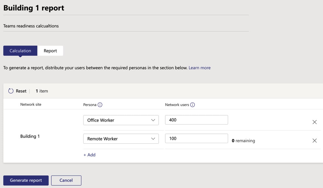 Figure 1.16 – Generate report
