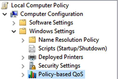 Figure 1.28 – Policy-based QoS
