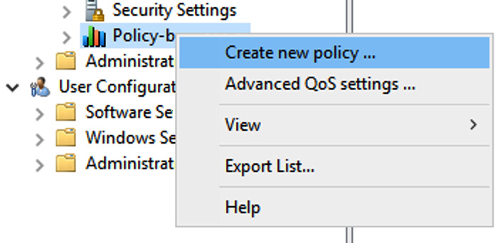 Figure 1.29 – Create new policy ...
