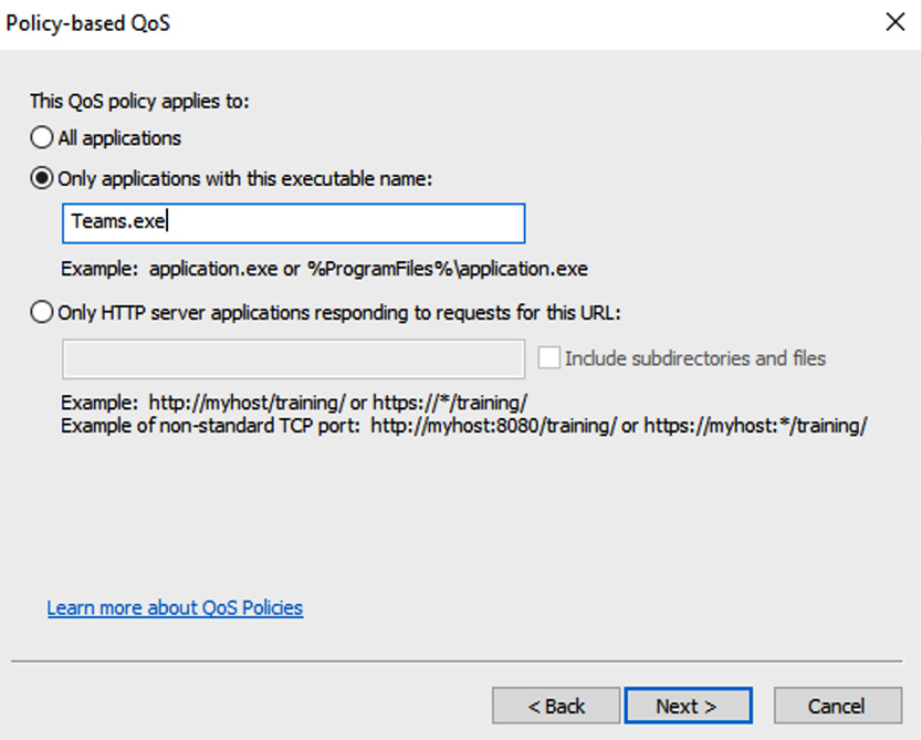 Figure 1.31 – Applying the policy to the Teams application
