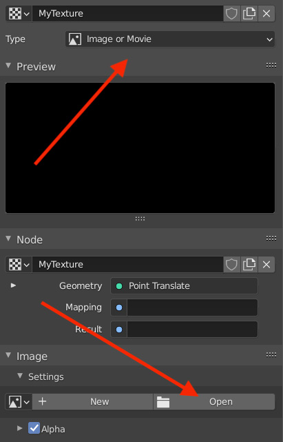 Figure 1.35 – Loading a custom image texture
