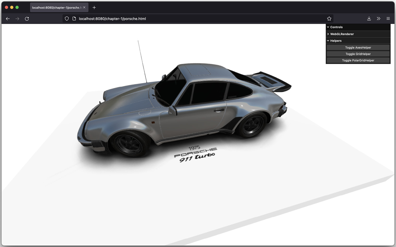 Figure 1.3 – Rendering an externally loaded model