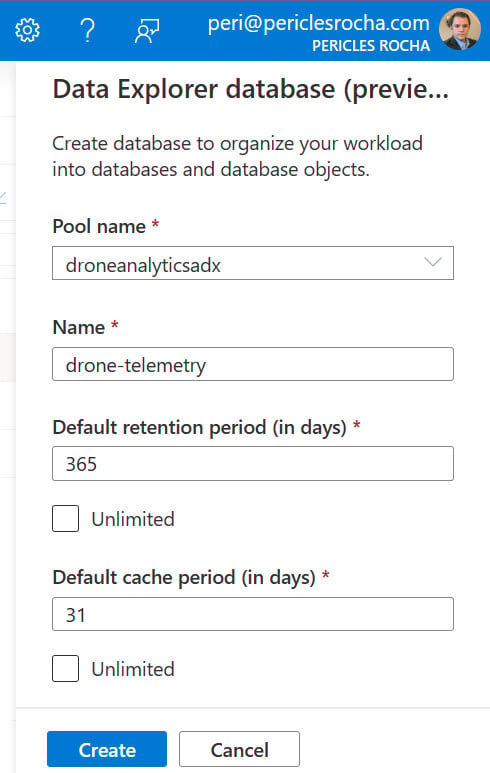 Figure 3.3 – Providing the required parameters