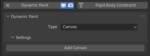 Figure 12.10 – Adding the Canvas object