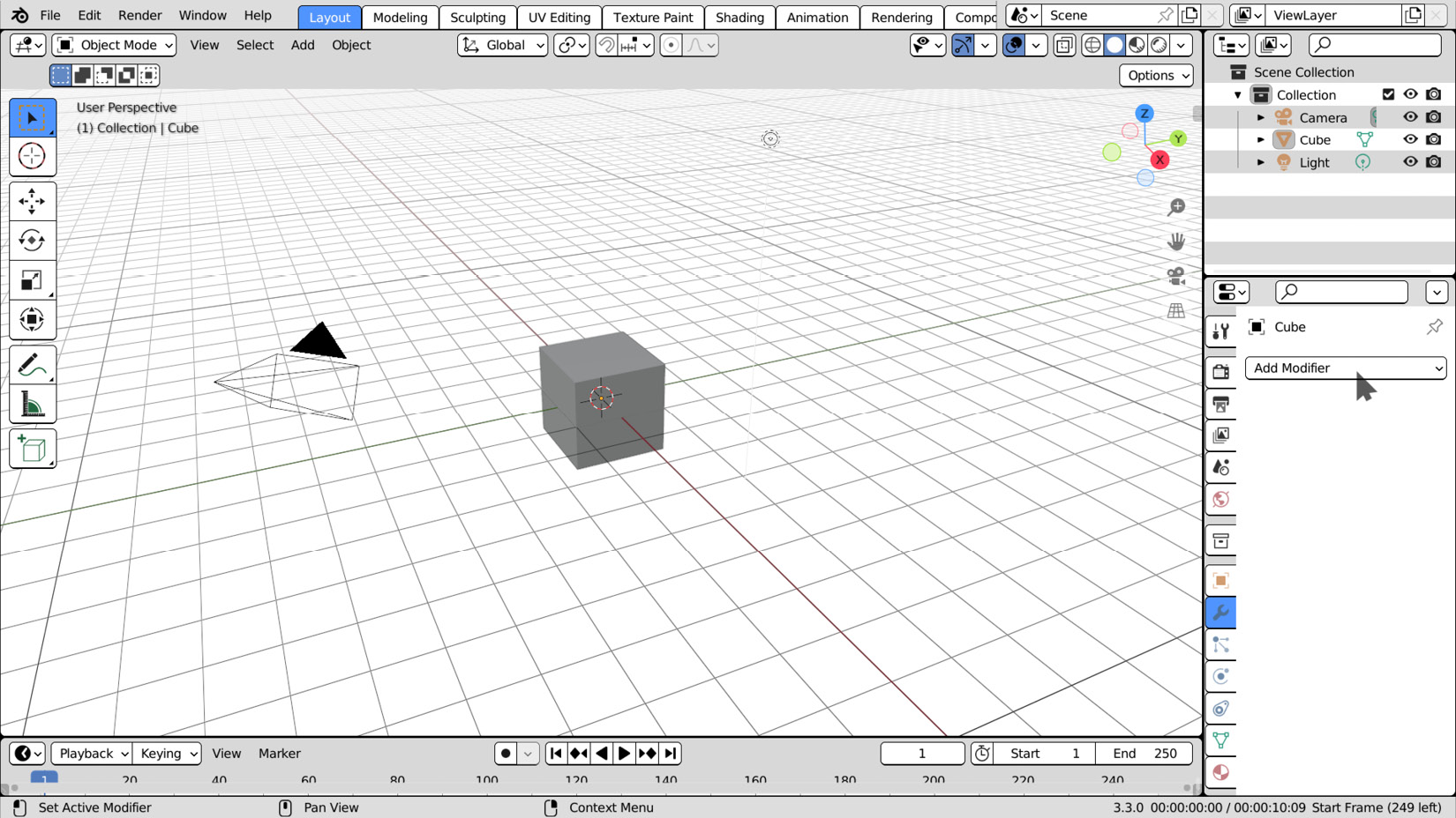 Figure 11.1: Adding modifiers in Blender