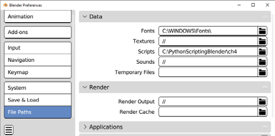 Figure 4.7: System folder for Chapter 4