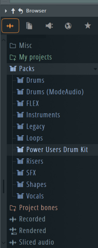 Figure 1.5: Power Users Drum Kit within the Browser