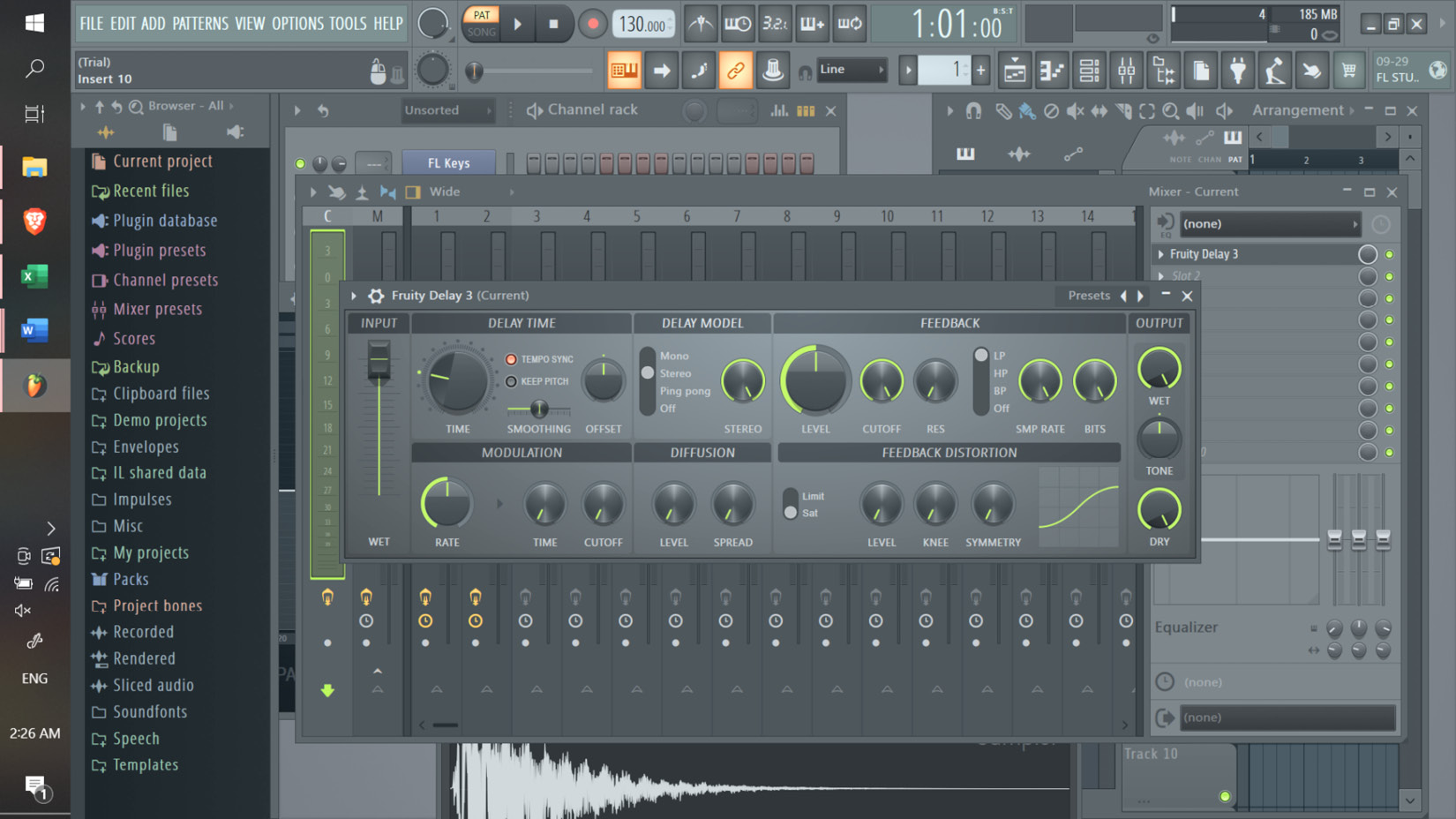 Figure 1.26: Fruity Delay 3 VST