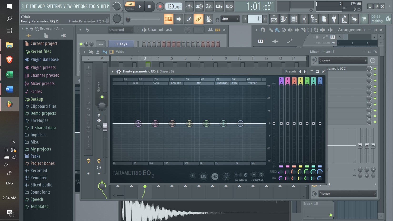 Figure 1.30: Fruity Parametric EQ 2 VST