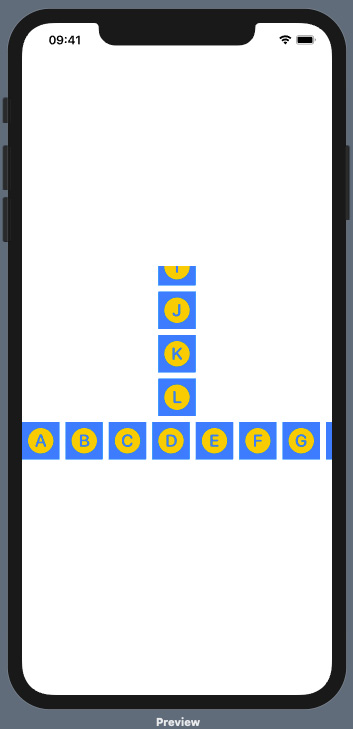 Figure 2.1 – The WeScroll app with horizontal and vertical scroll views
