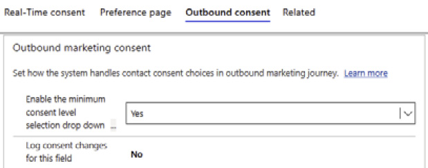 Figure 1.12 – Compliance – Outbound consent
