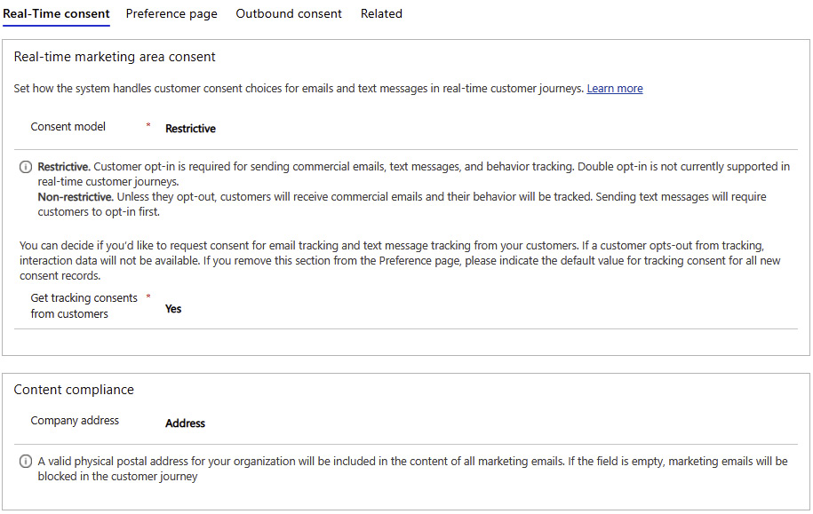 Figure 1.9 – Compliance – Real-Time consent
