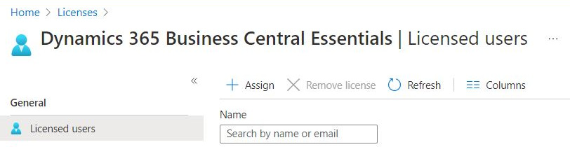 Figure 1.11 – License assignment 1
