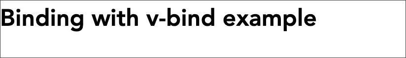 Figure 1.44 – Displaying the title without using v-bind() and custom CSS