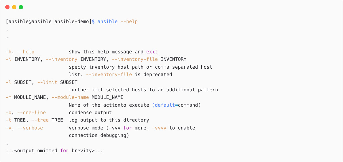 Figure 1.24 – List inventory hosts with different a inventory file
