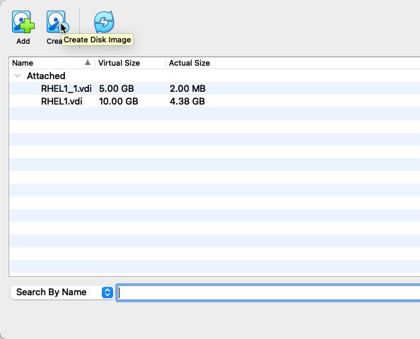 Figure 1.4 – Creating a second hard drive for your VM