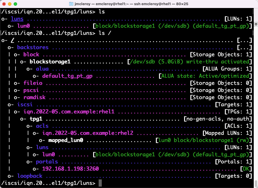 Figure 1.16 – iSCSI block storage target