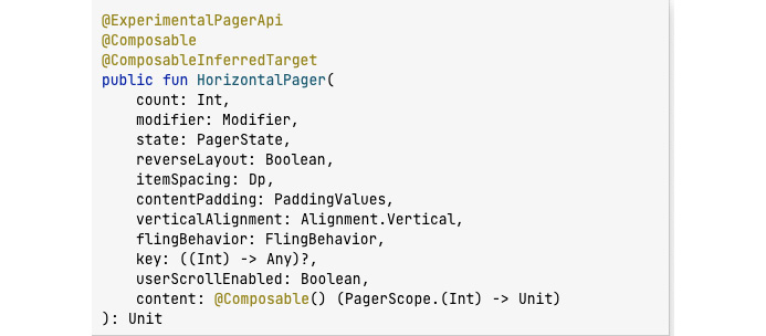 Figure 2.9 – HorizontalPager