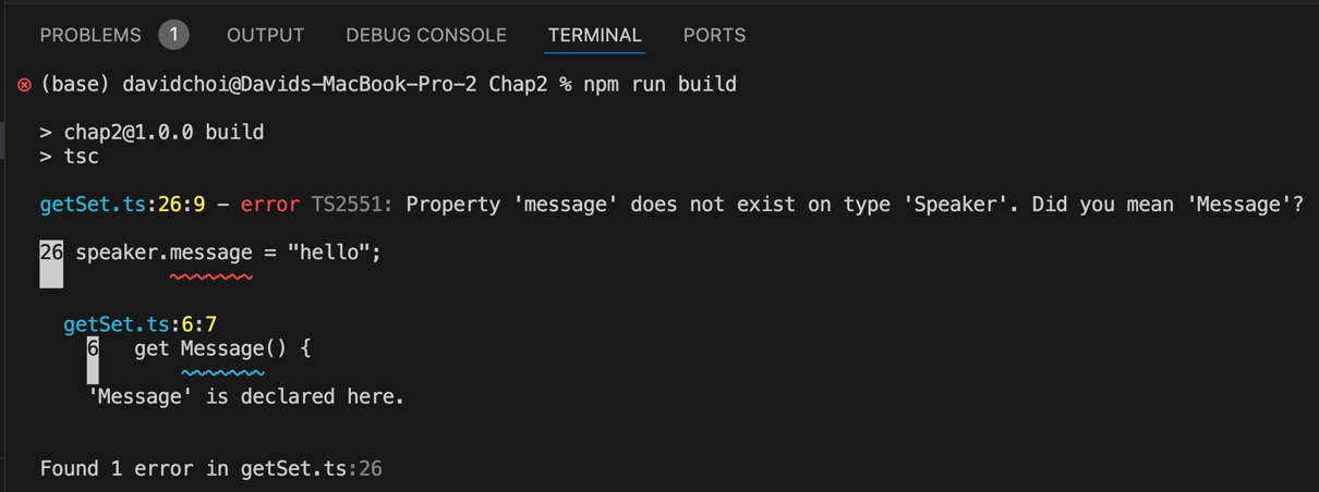 Figure 2.11 – Message field error