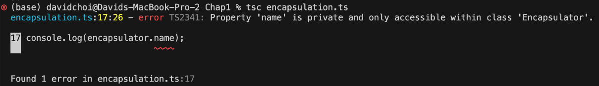 Figure 1.6 – Encapsulation example