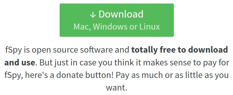 Figure 1.9 – fSpy download button