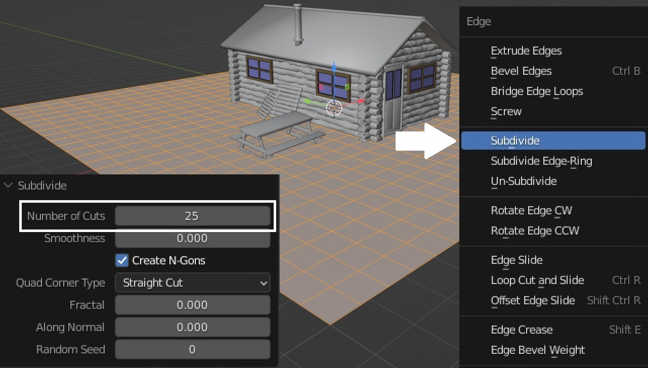 Figure 4.2 – Subdividing the plane 25 times