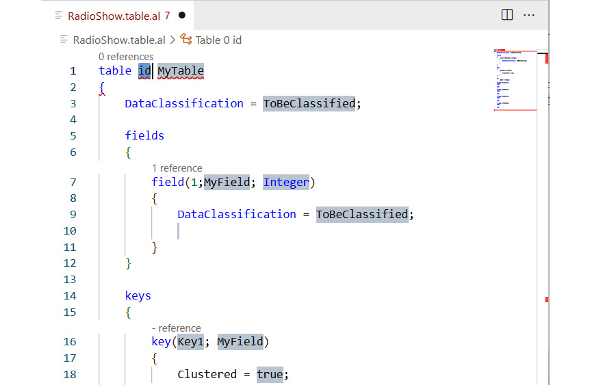 Figure 1.19 – A snippet of the generated code structure