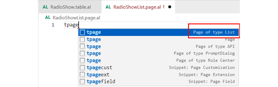 Figure 1.25 – A snippet page being used to generate a page template