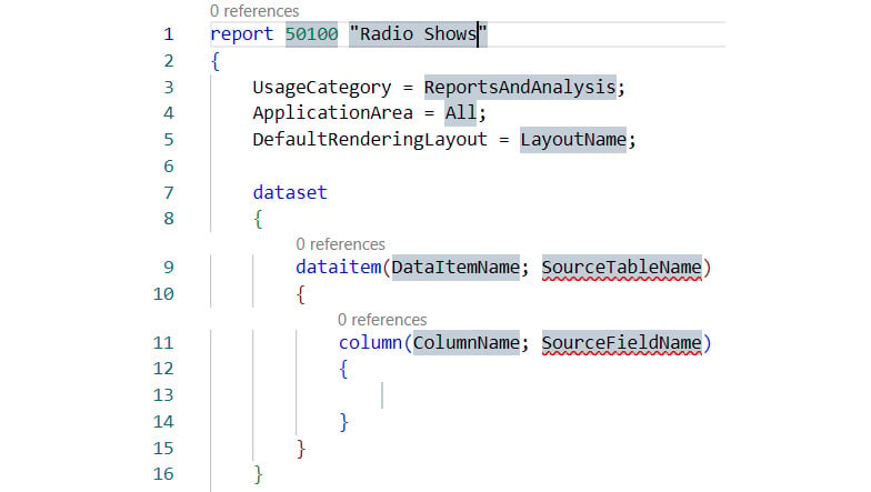 Figure 1.33 – Edited report template