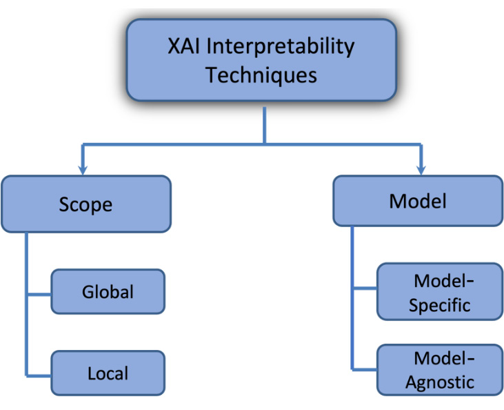 Figure 9.3 – Classification of XAI techniques