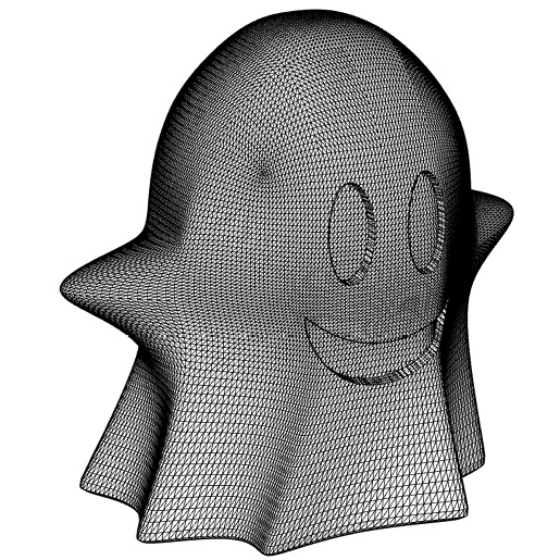 Figure 1.12 – Imported .stl ghost mesh