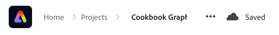 Figure 4.3 – Type in the ﻿new project name﻿ (for this example, I named my project Cookbook Graphic﻿)