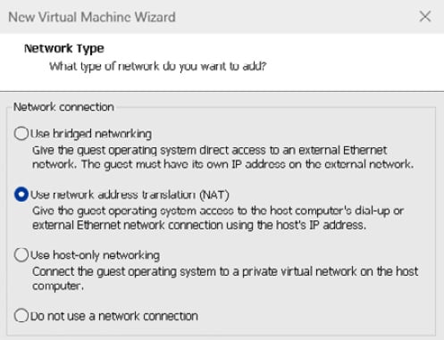 Figure 1.15 – Network type