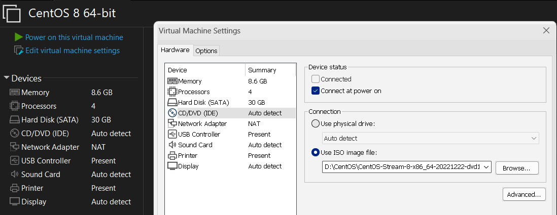 Figure 1.22 – Selecting the ISO image file