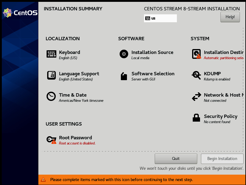 Figure 1.25 – The installation summary