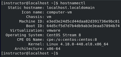 Figure 1.42 – Displaying the system settings and architecture