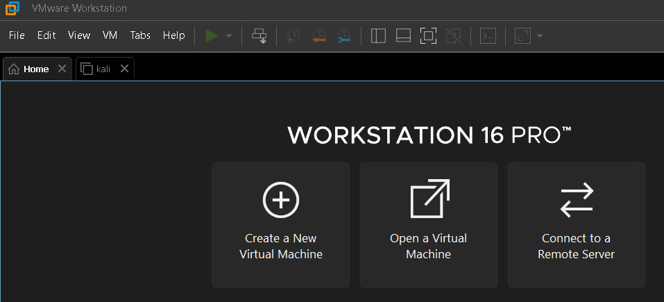 Figure 1.5 – VMWare (Workstation 16 Pro)