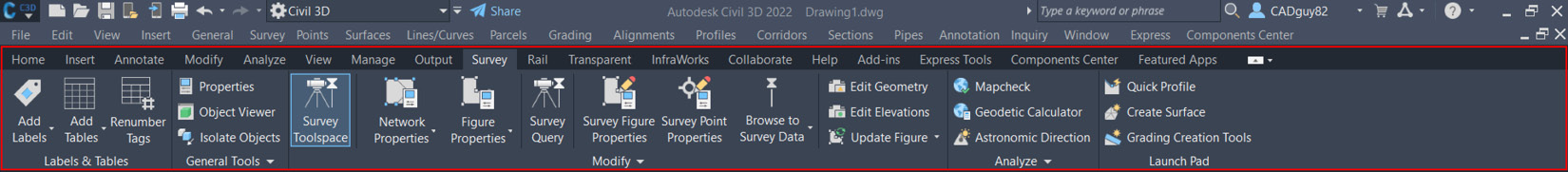 Figure 1.24 – Survey
