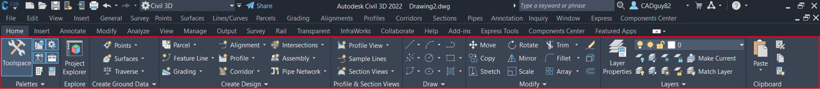 Figure 1.34 – Ribbon panel
