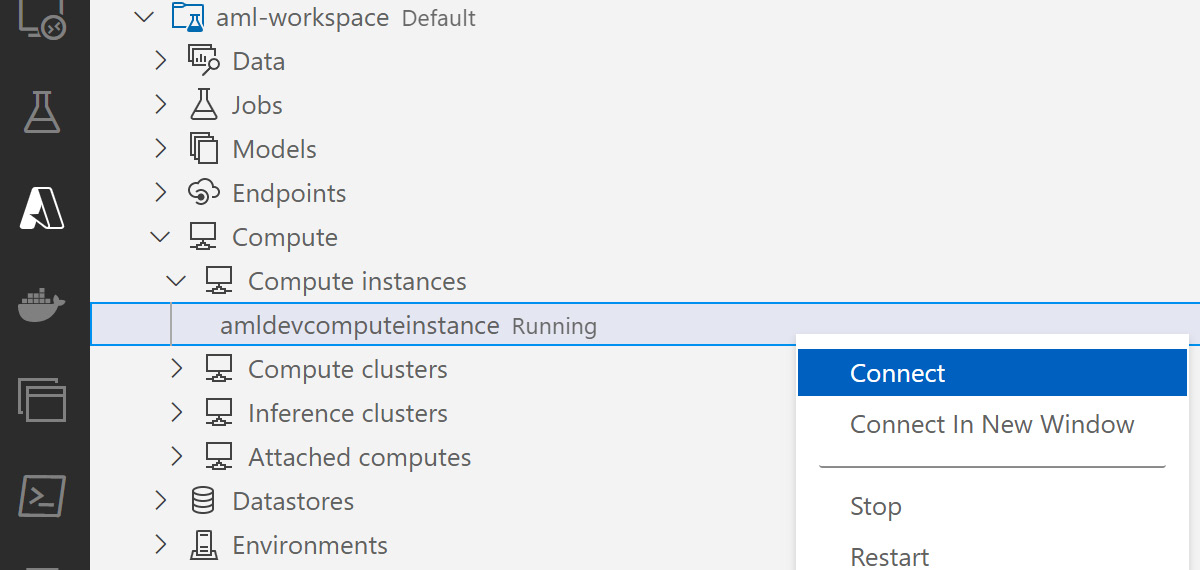 Figure 1.36 – Connect to compute instance