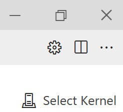 Figure 1.38 – Select Kernel