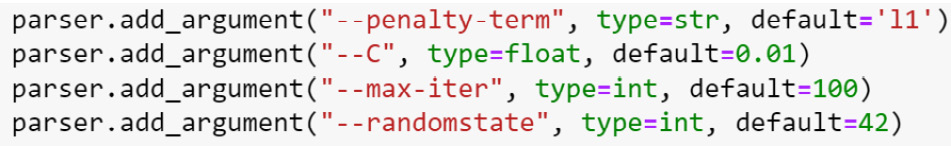 Figure 4.6 – Passing a parameter list into the job