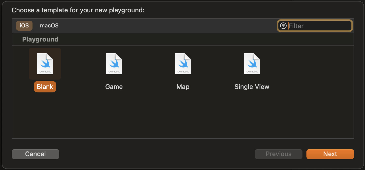 Figure 1.4 – Choose Blank, but notice the other options