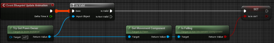 Figure 2.33 – Is in Air Boolean setup