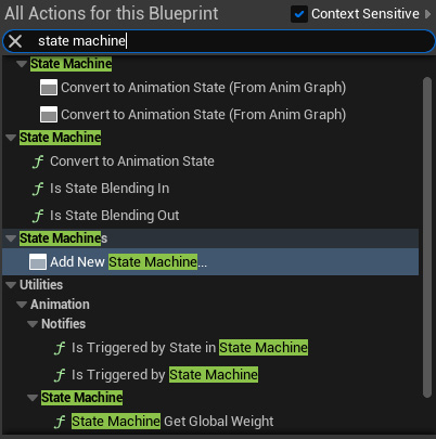 Figure 2.35 – The Add New State Machine option
