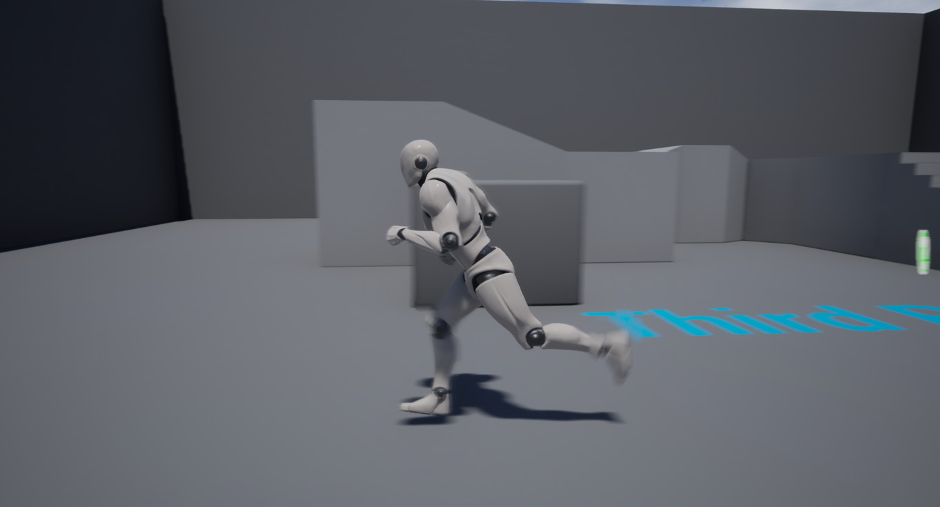 Figure 2.48 – Character running animation
